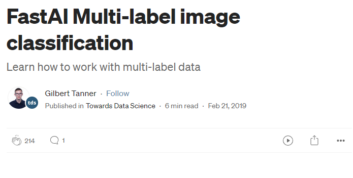 遥感图像处理笔记之【FastAI Multi-label image classification】