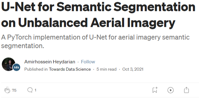 遥感图像处理笔记之【U-Net for Semantic Segmentation on Unbalanced Aerial Imagery】