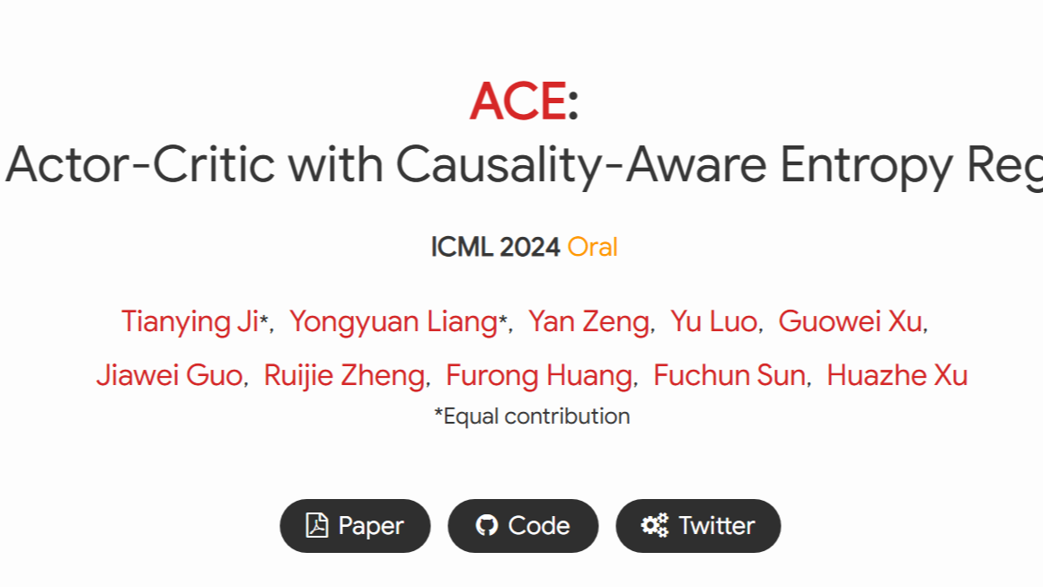 强化学习笔记之【ACE:Off-PolicyActor-CriticwithCausality-AwareEntropyRegularization】