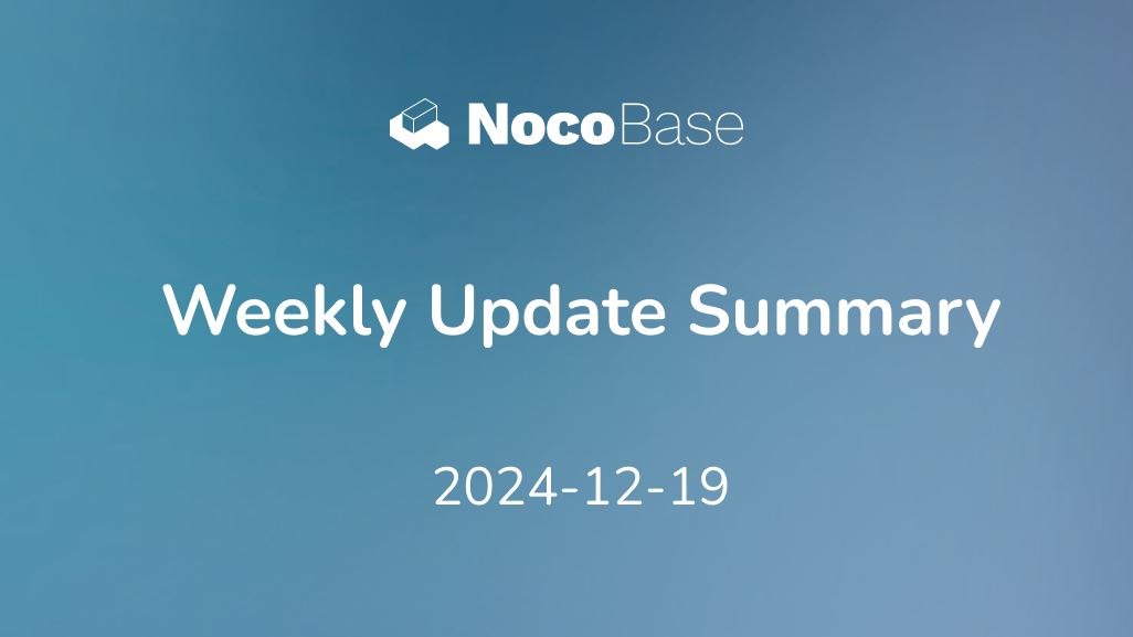 NocoBase 本周更新汇总：优化移动端