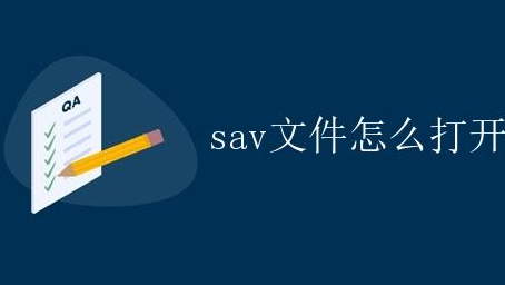 sav文件怎么打开