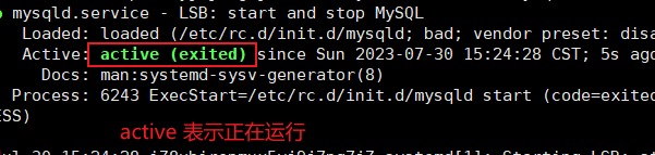 启动 Mysql 服务