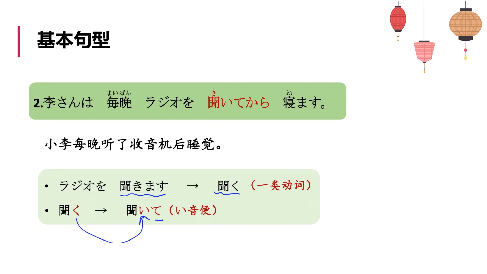 標日初級（上）——第14課（語法2）