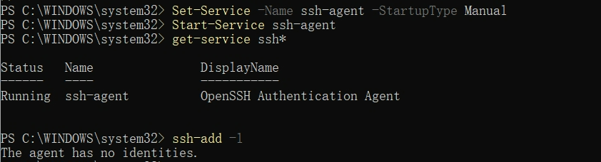 ssh-add 报错：Error connecting to agent No such file or directory