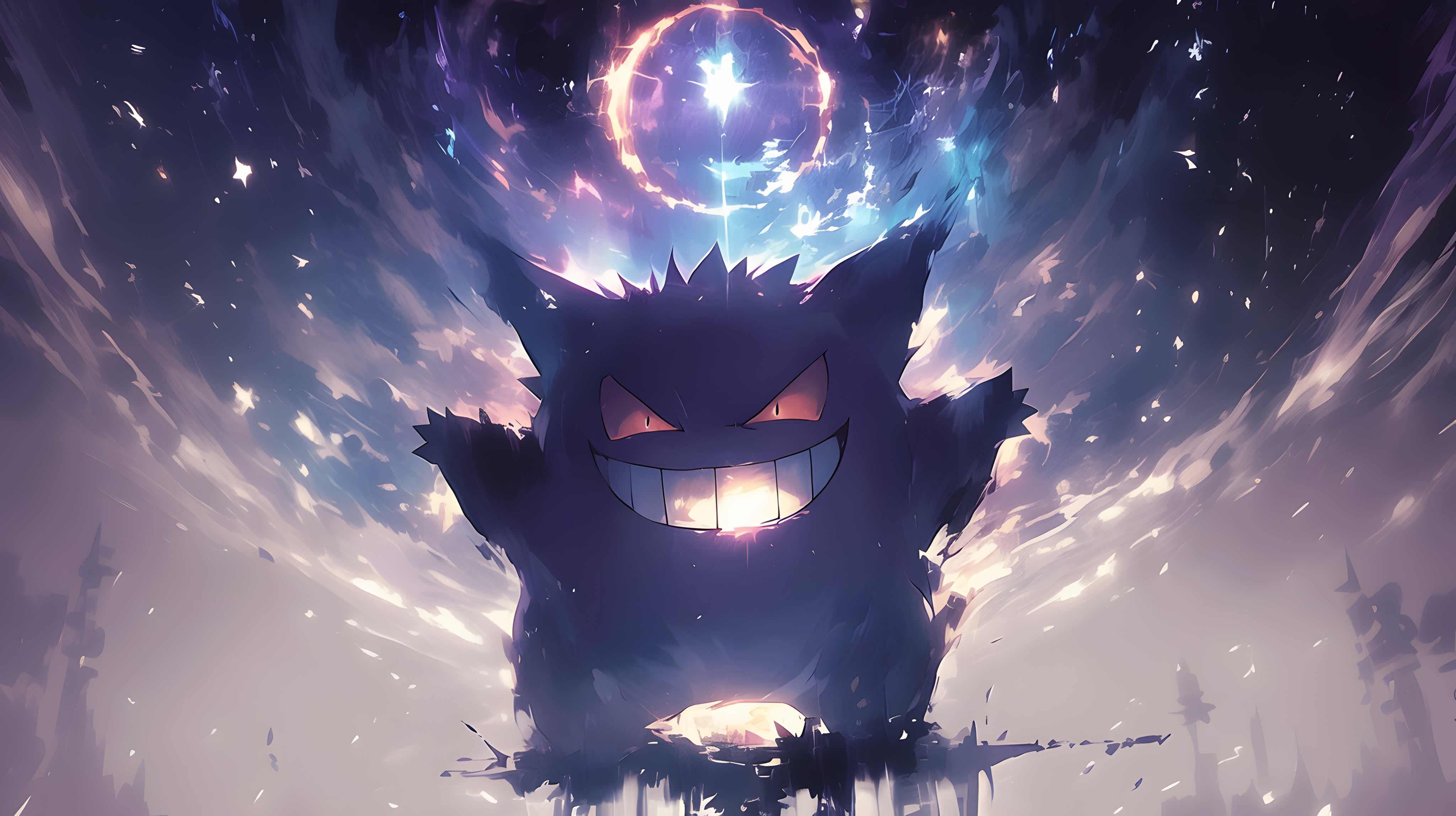 【哲风壁纸】动漫-宝可梦-星空