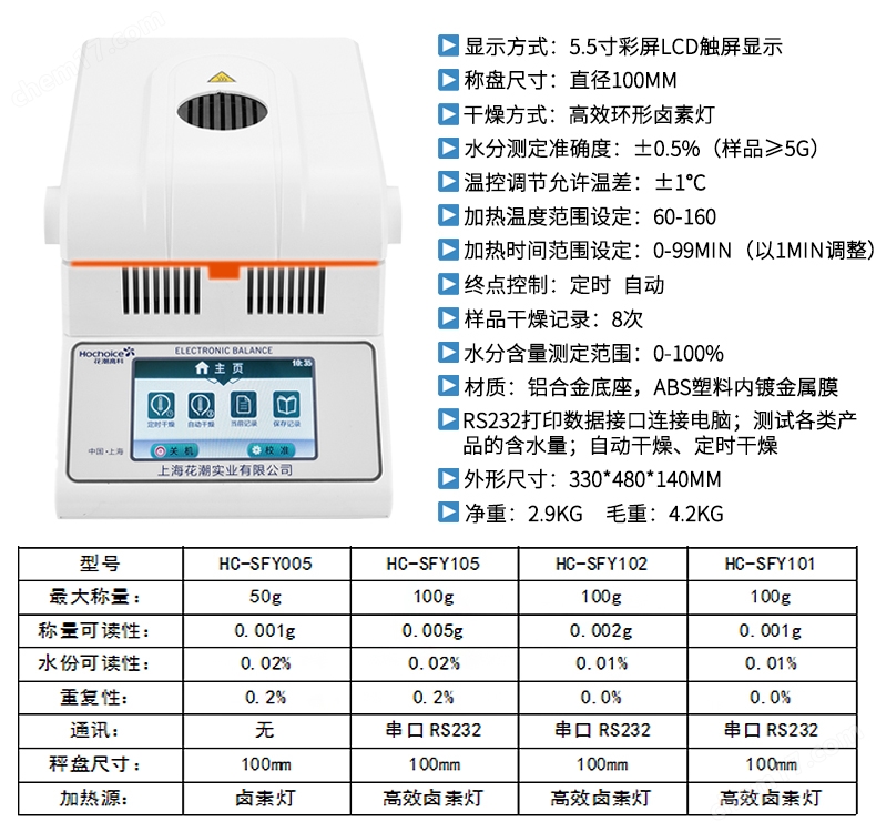 卤素水分测定仪