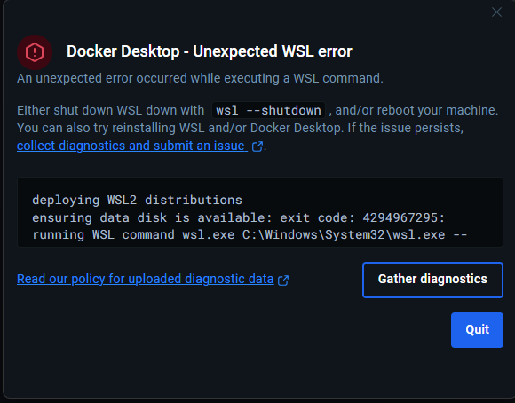 Docker_Desktop报错信息