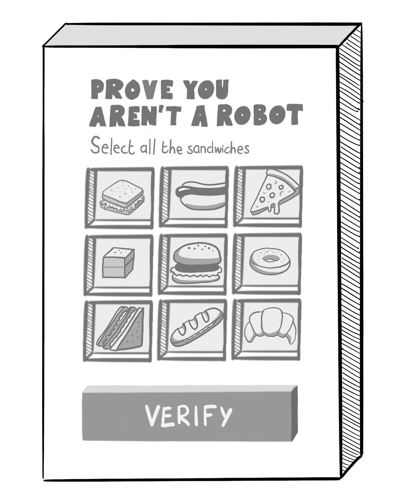 A CAPTCHA test