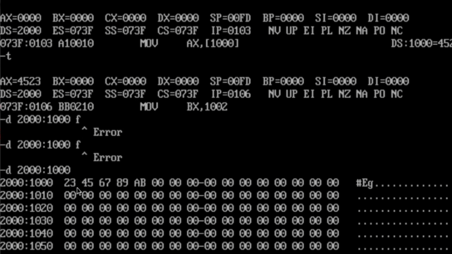 汇编笔记(持续更新中)