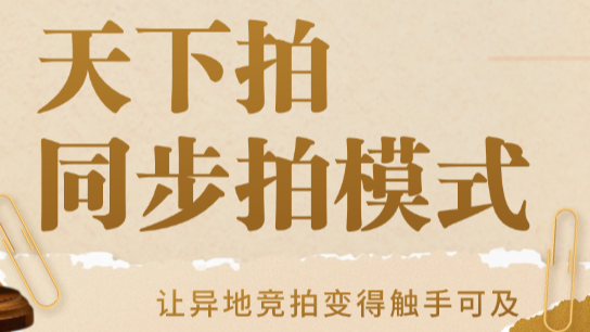 天下拍“同步拍”模式：让异地竞拍变得触手可及