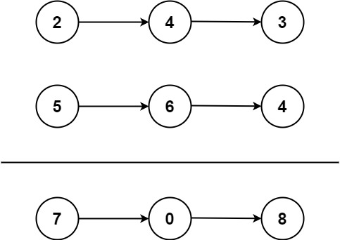 Leetcode P2 两数相加