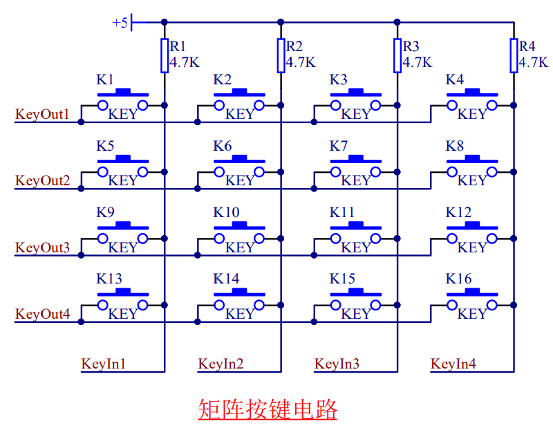 獨立按鍵的掃描