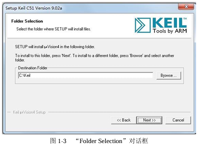 图1-3 “Folder Selection”对话框