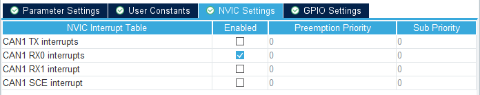 CUBEMX配置