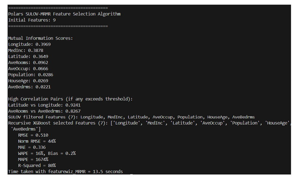 Featurewiz-Polars：一种强大且可扩展的特征选择解决方案，适用于XGBoost