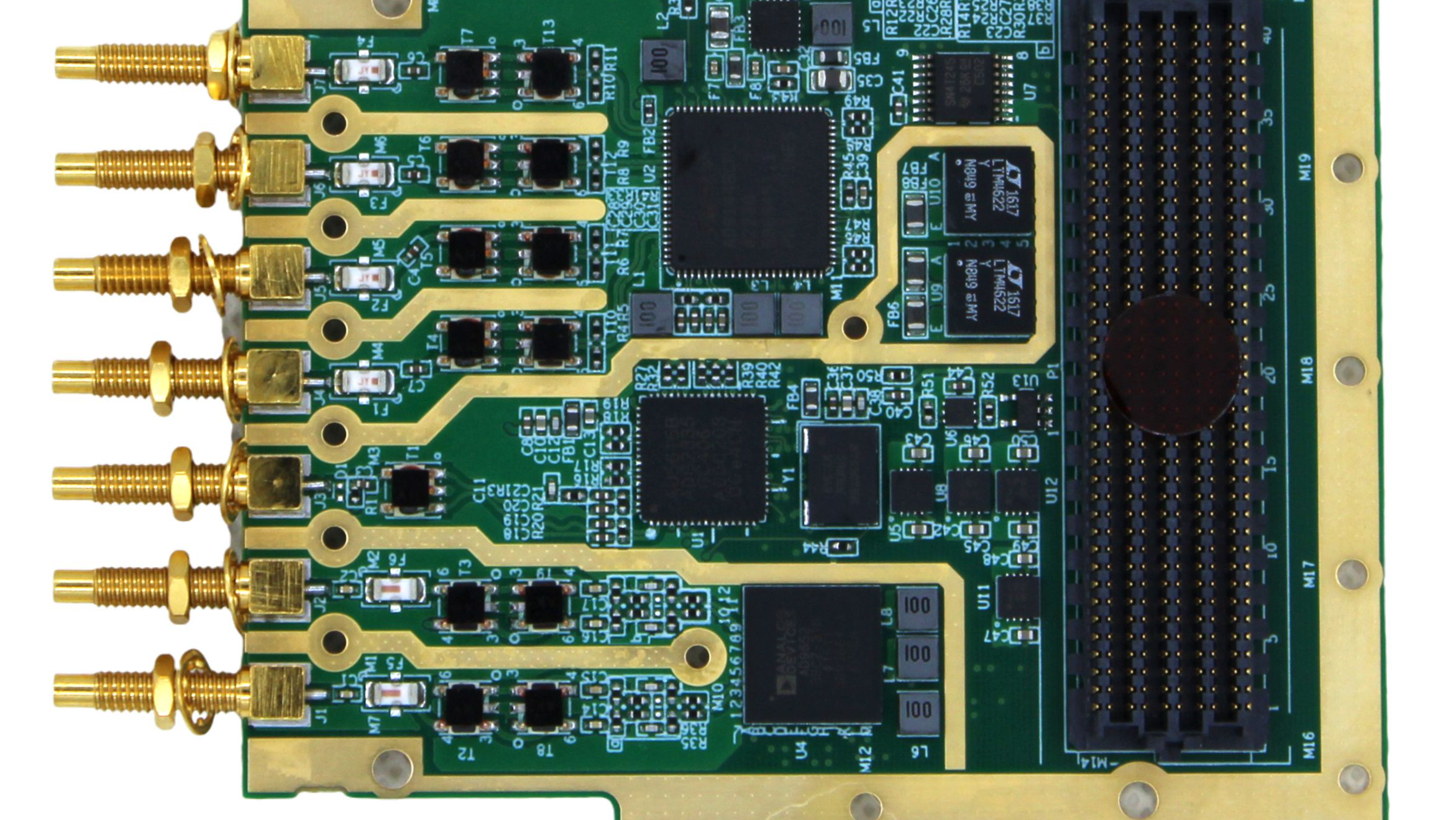 FMC子卡设计原理图：FMC-706 4通道250M/16bit ADC+4通道2800M/16bit DAC