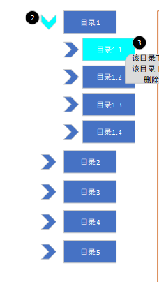 实现文件目录结构功能