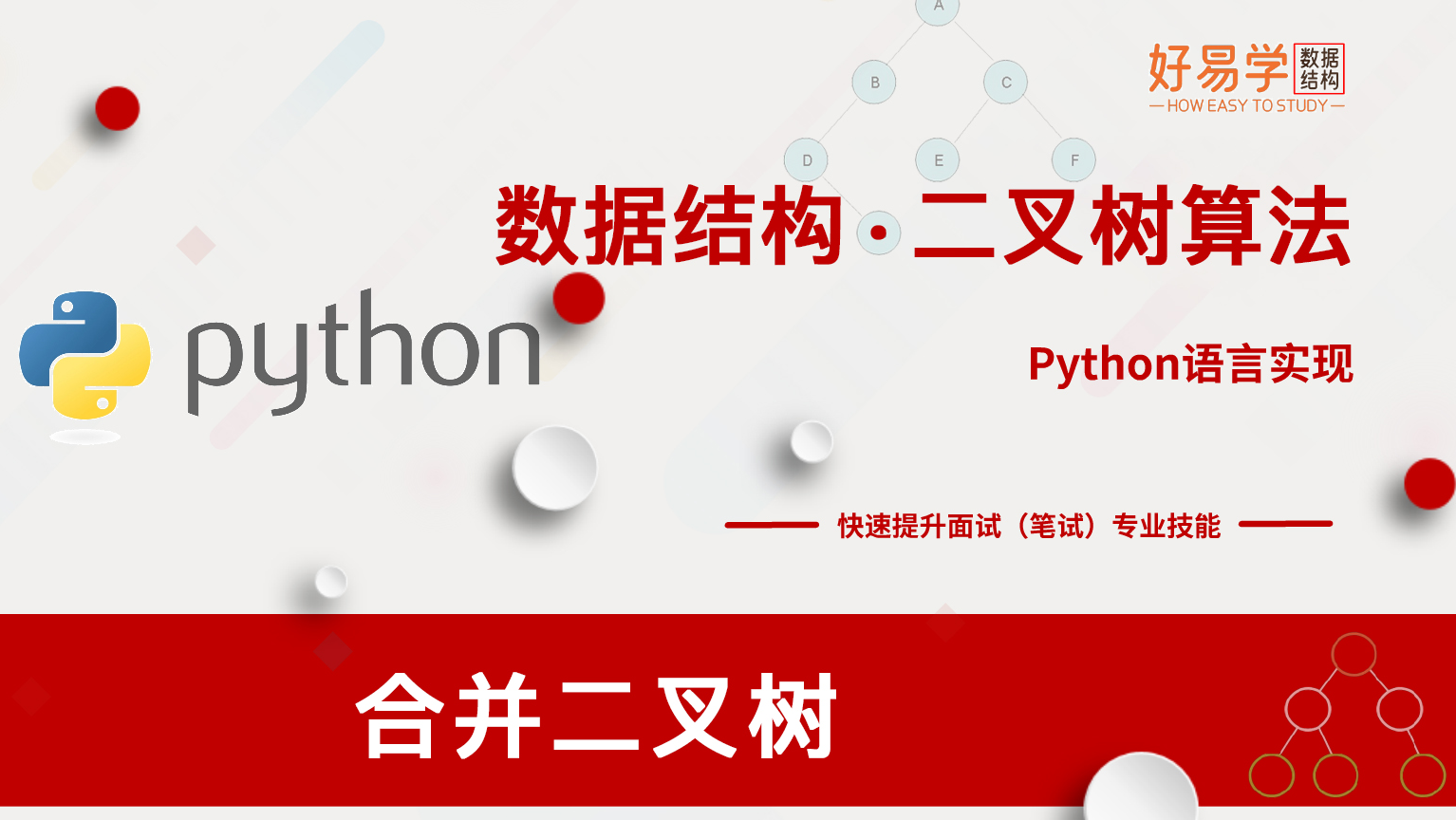 可视化图解算法29:合并二叉树