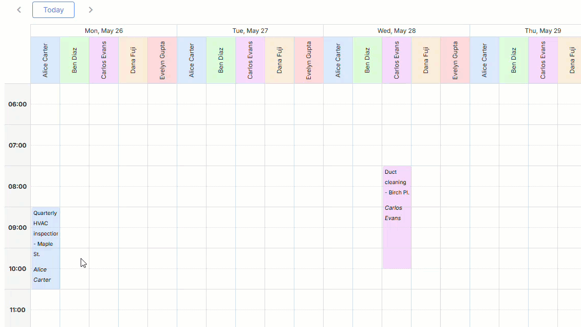 如何在DHTMLX Scheduler中实现带拖拽的任务待办区（Backlog）