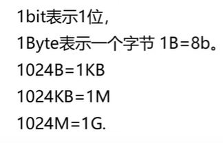 字节和位的换算关系