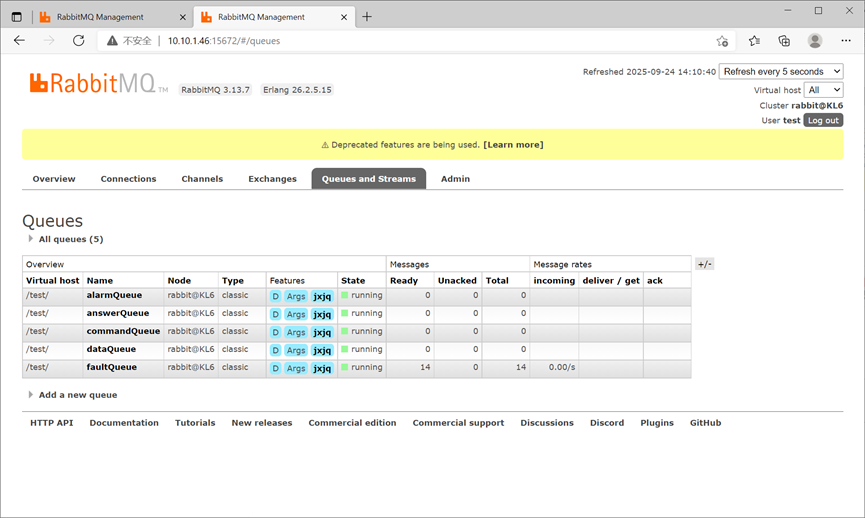 双机故障队列状态