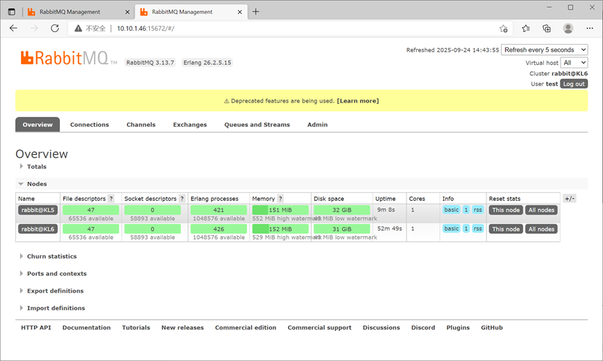 双机恢复集群状态