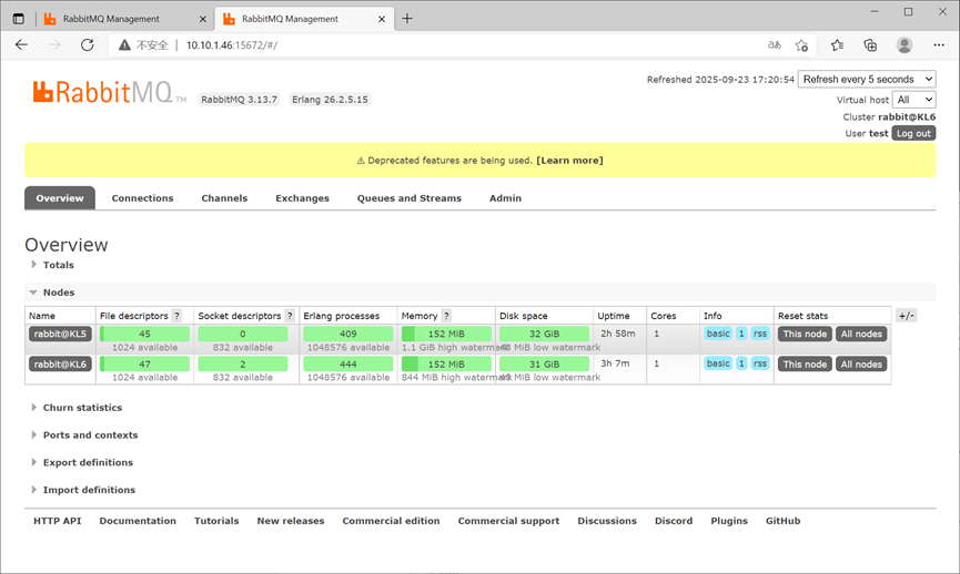 双机恢复集群状态