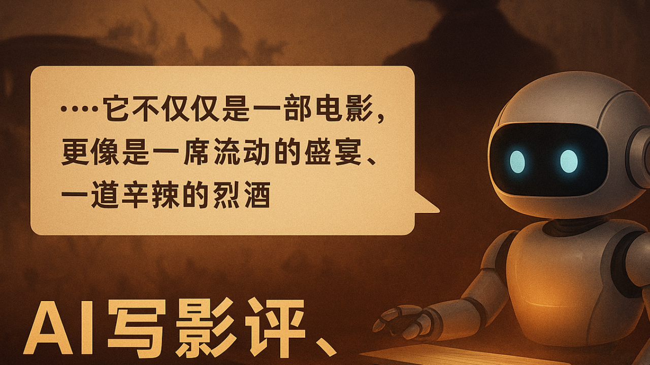 我让AI写了篇《让子弹飞》的影评，看完我沉默了