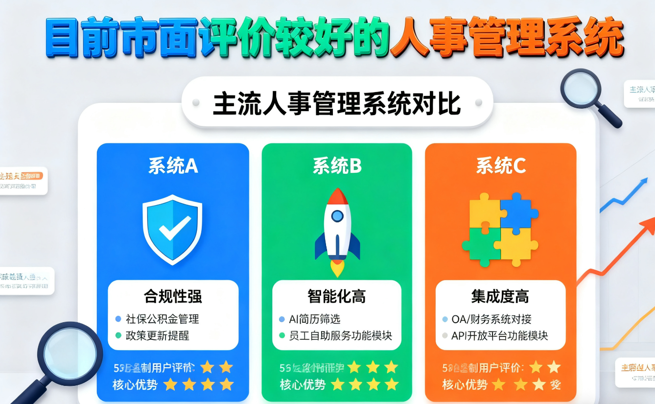 目前市面评价较好的人事管理系统