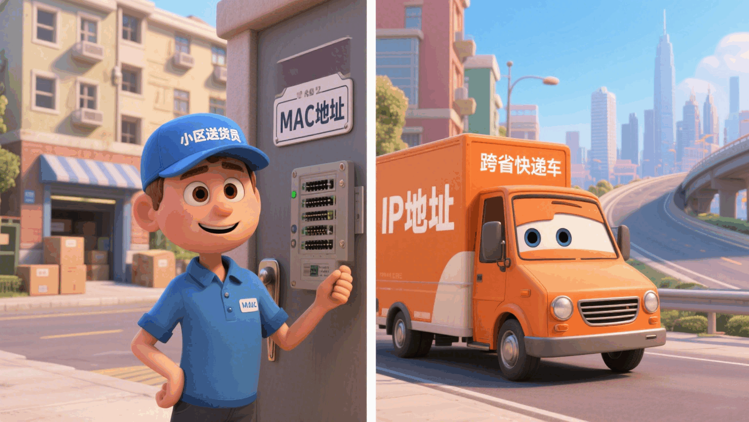 小白也能秒懂！快递小哥教你分清网络二层和三层