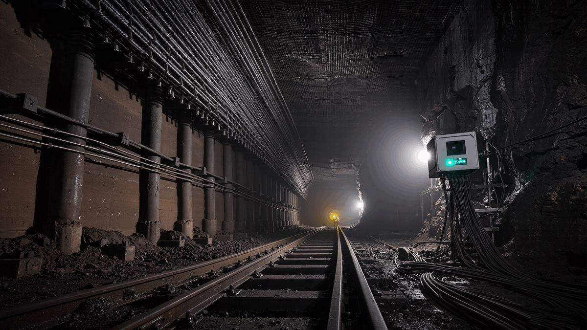 在煤矿井下百米深处，如何靠一个“小盒子”打通安全监测的“通信生命线”？