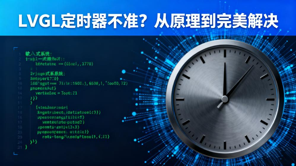 tips：LVGL 定时器触发周期不准确（实际间隔 > 设定间隔）问题排查与解决方案
