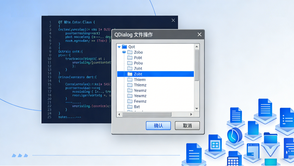 解码Qt 对话框与文件操作