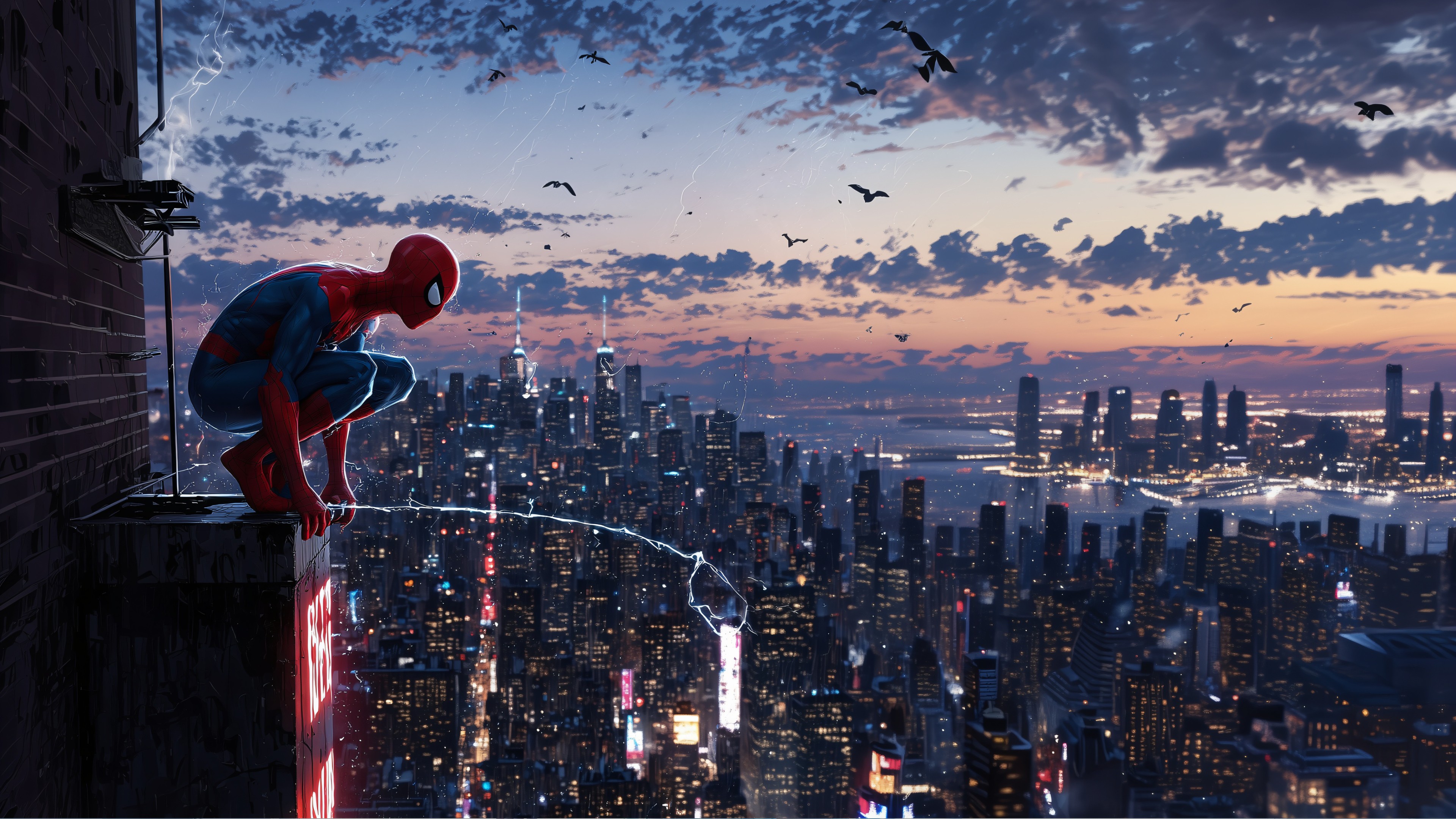 【哲风壁纸】城市-夜景-漫威