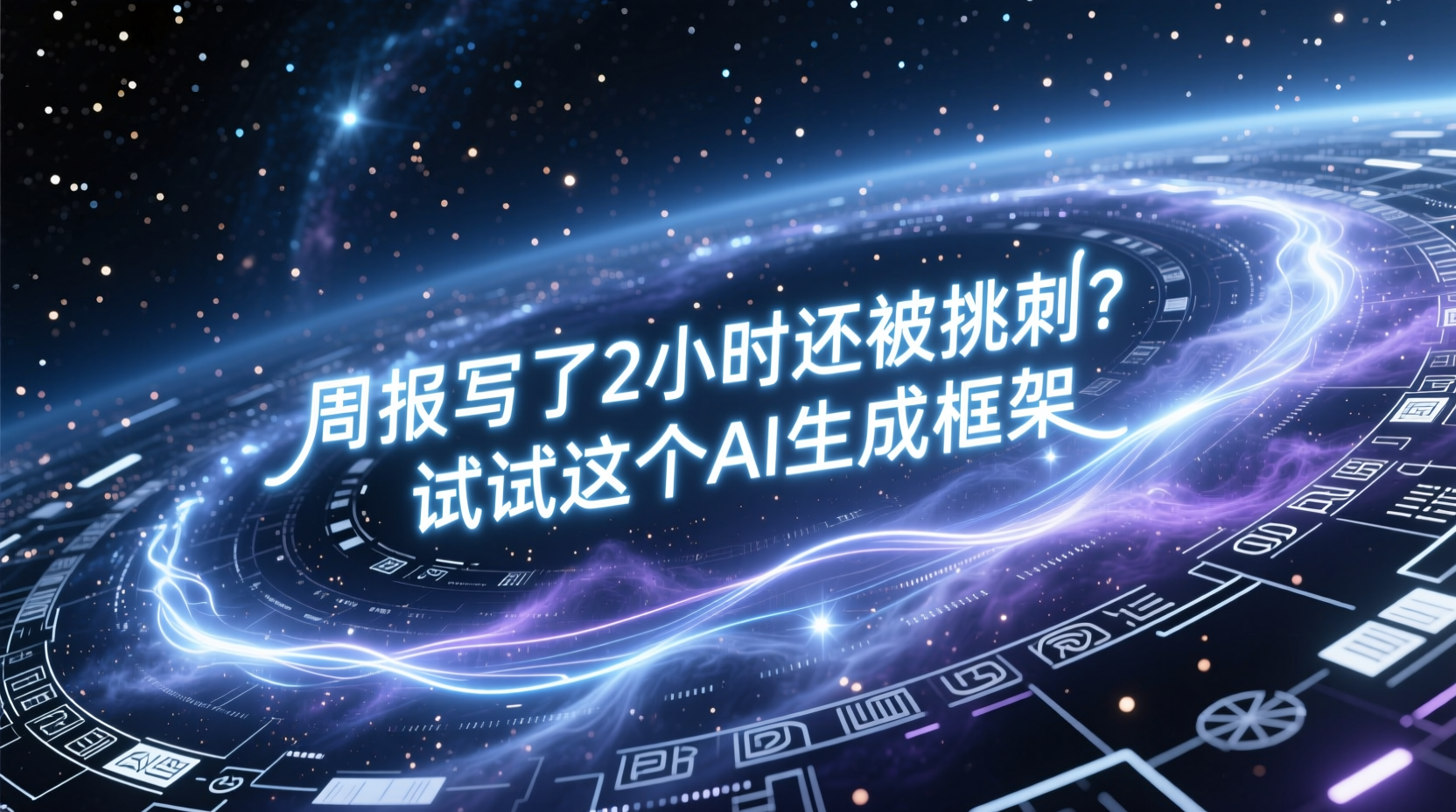 周报写了2小时还被挑刺？试试这个AI生成框架