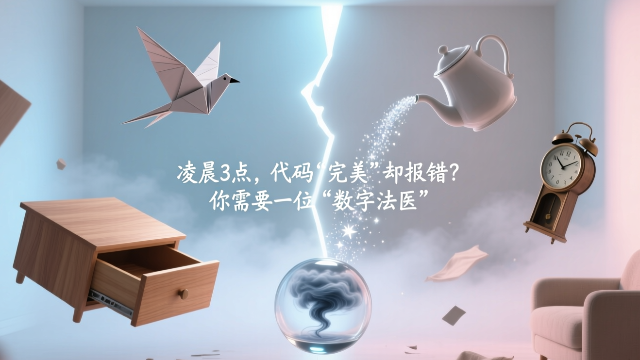 凌晨3点，代码&quot;完美&quot;却报错？你需要一位&quot;数字法医&quot;