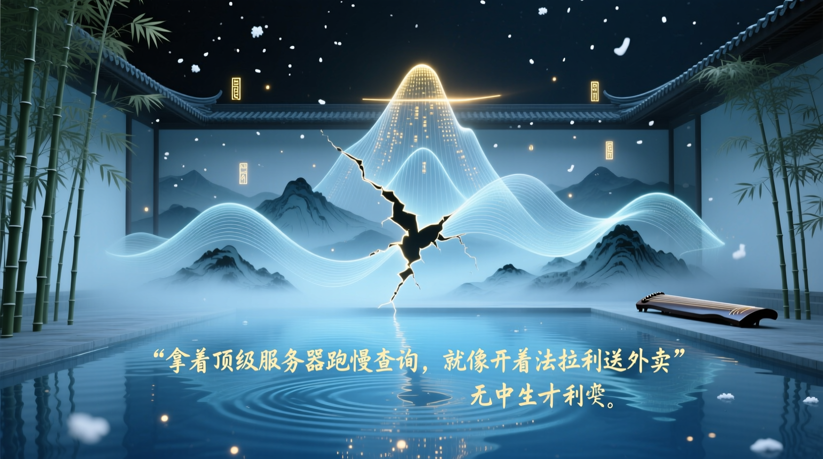 拿着顶级服务器跑慢查询,就像开着法拉利送外卖