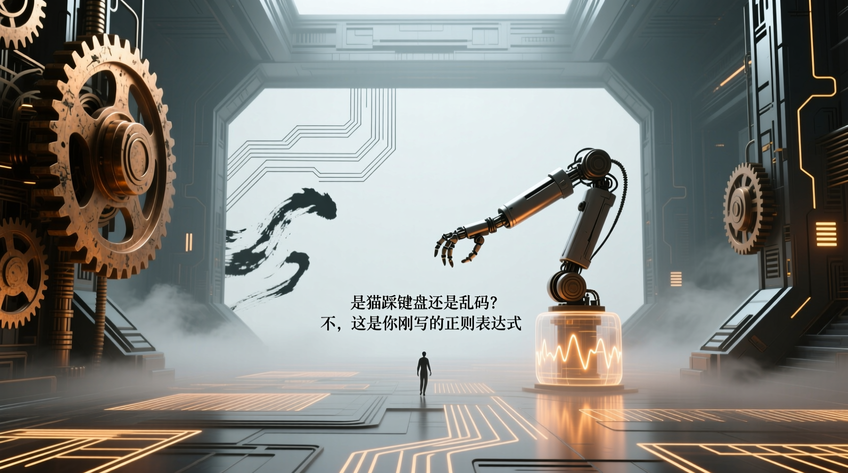 是猫踩键盘还是乱码?不,这是你刚写的正则表达式