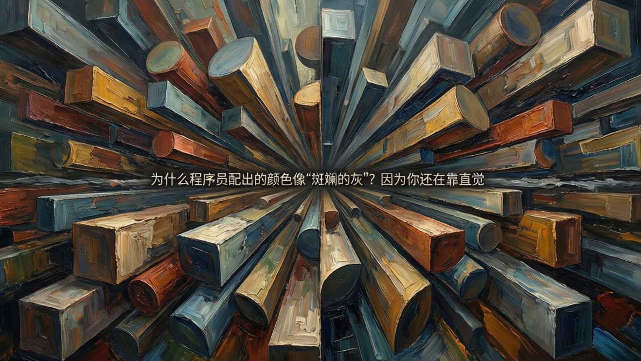 为什么程序员配出的颜色像"斑斓的灰"？因为你还在靠直觉