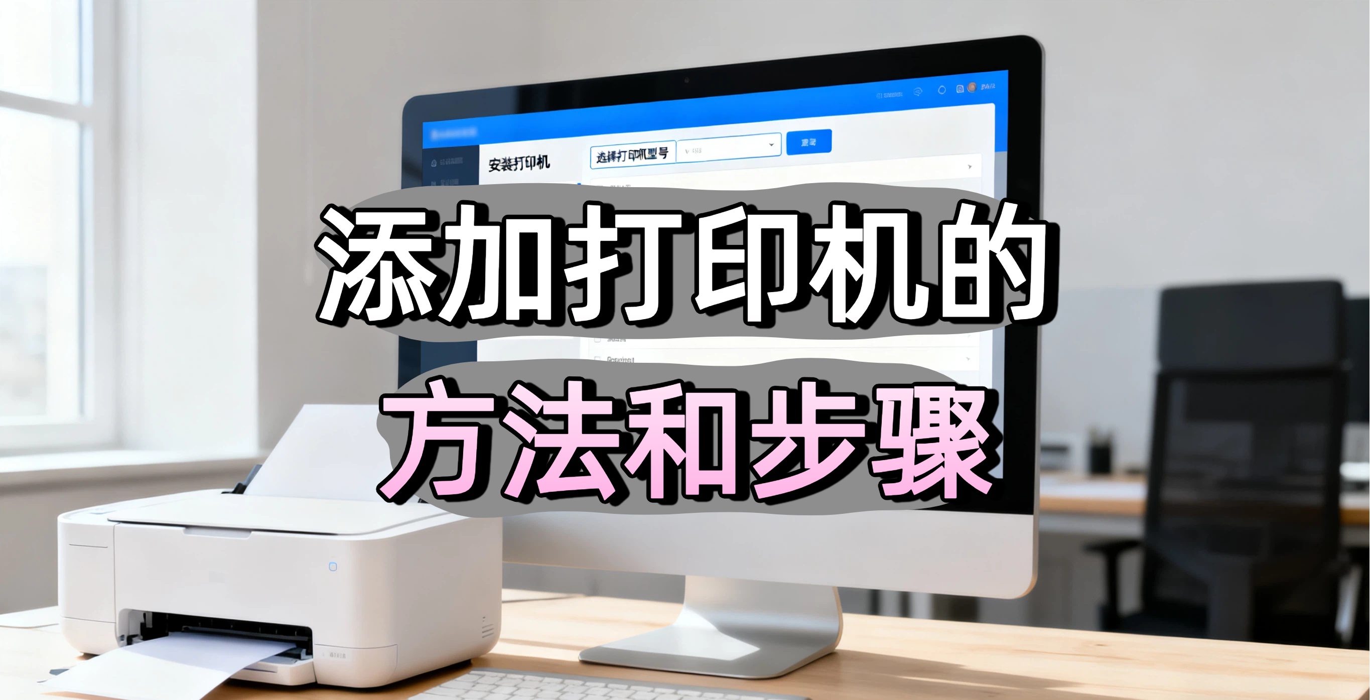 添加打印機的方法和步驟