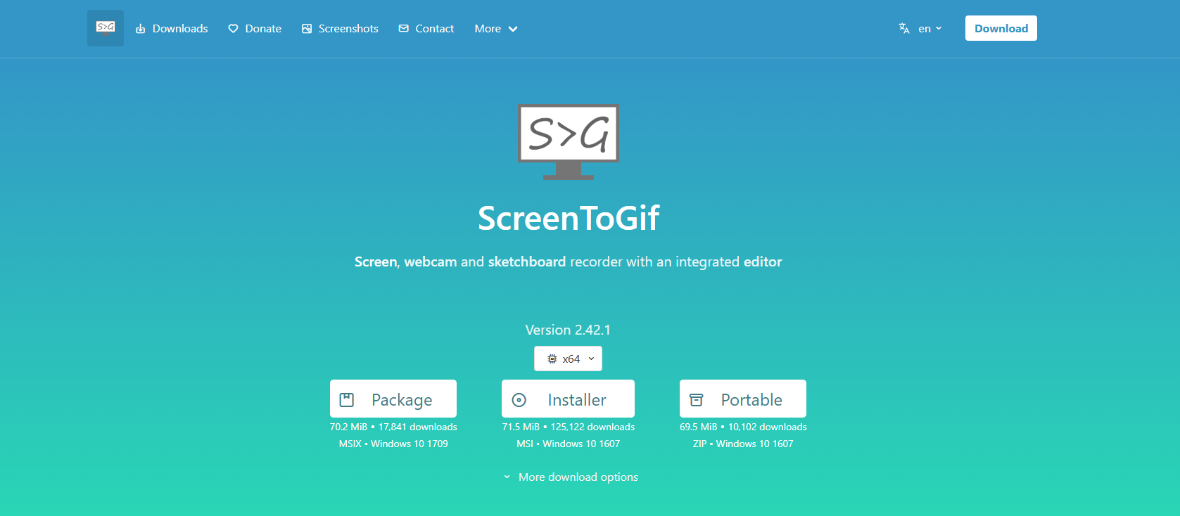 工具二：ScreenToGif