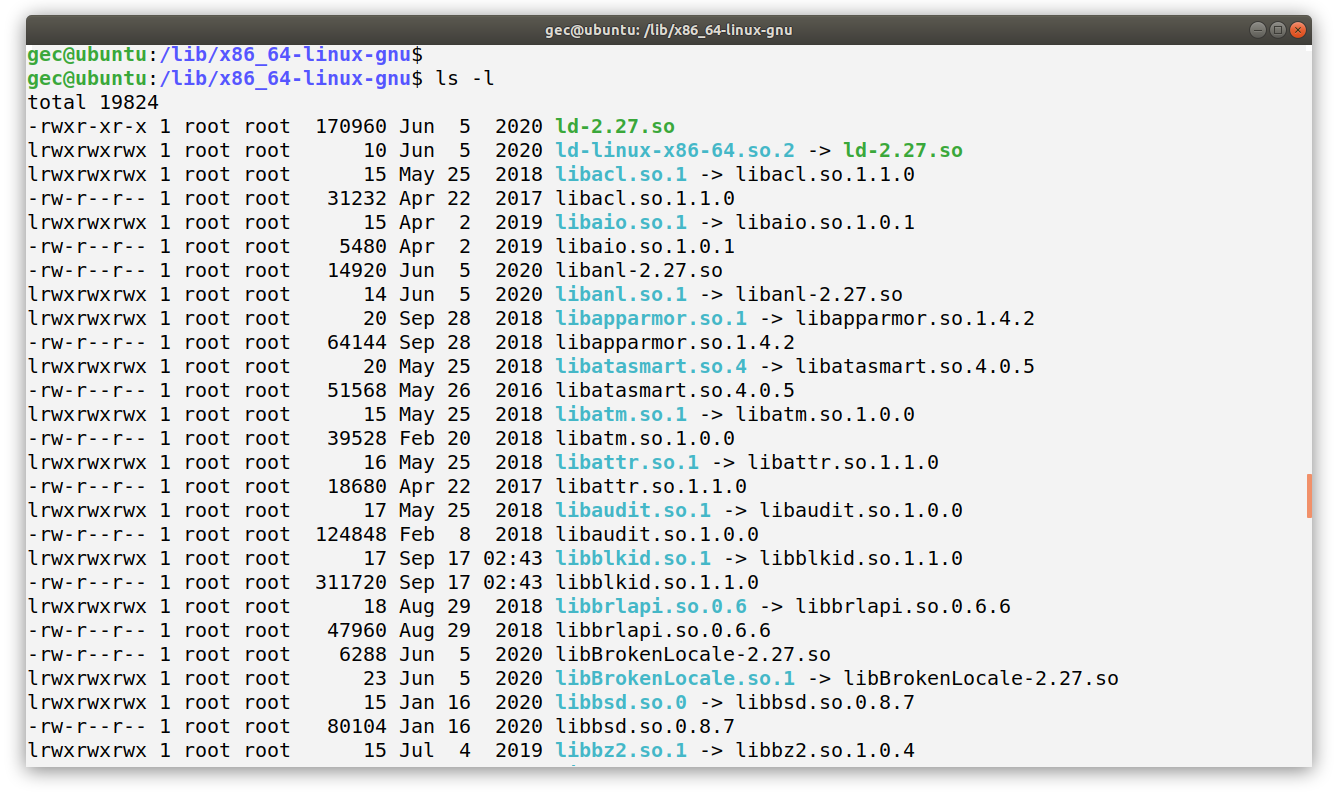 标准路径下的库文件