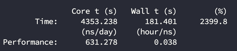 3090-24C-GROMACS测试结果