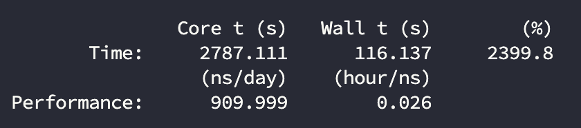4090-24C-GROMACS测试结果