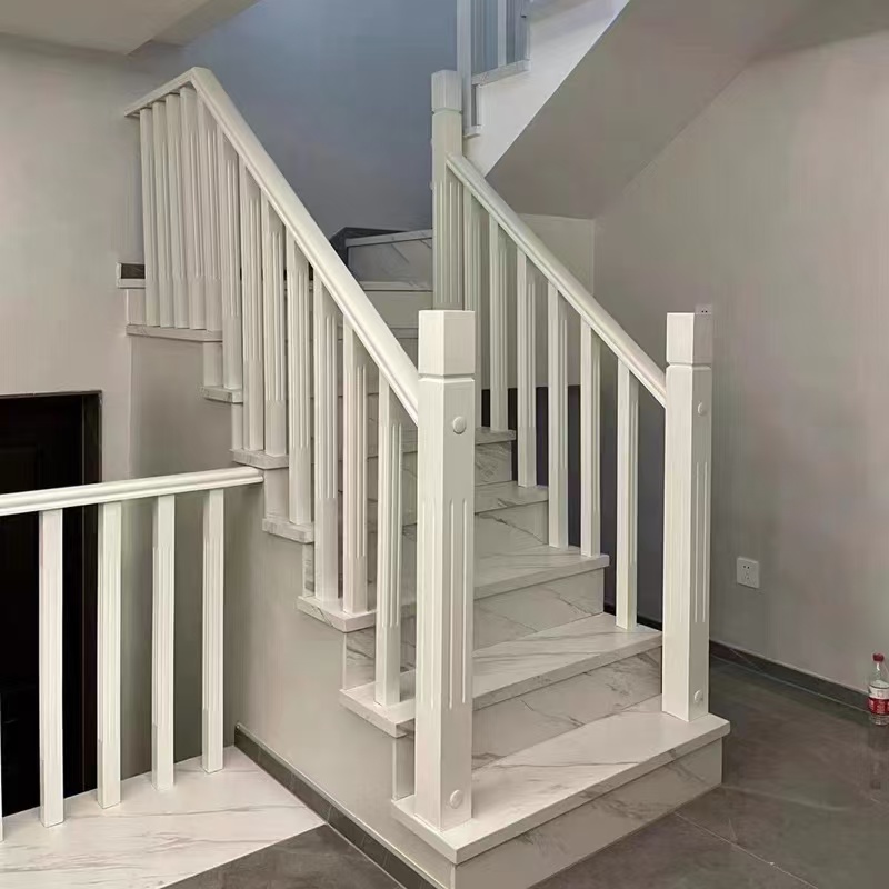 实木栏杆安装案例
