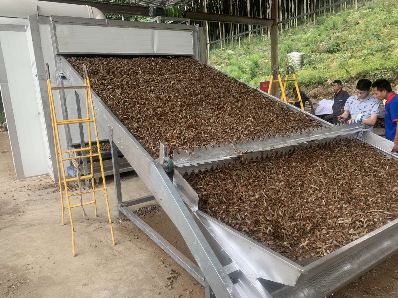 烘干流水线结构展示