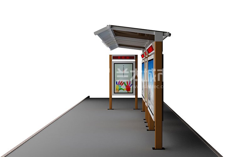公交站台环保材质展示
