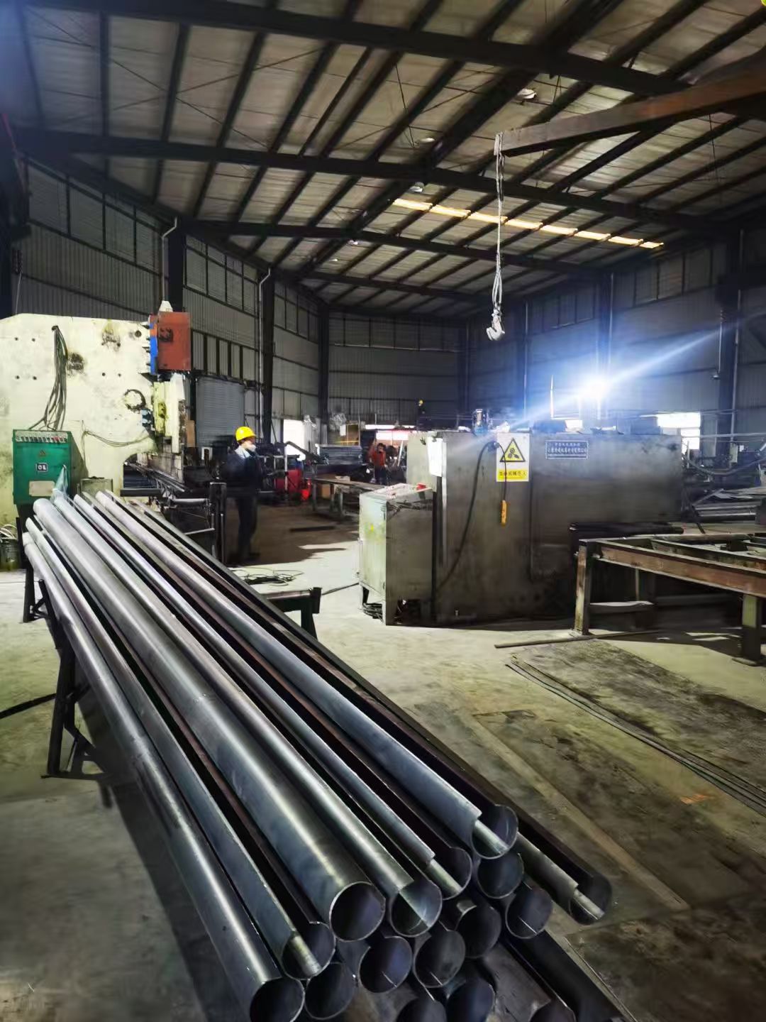 旗杆生产工艺展示