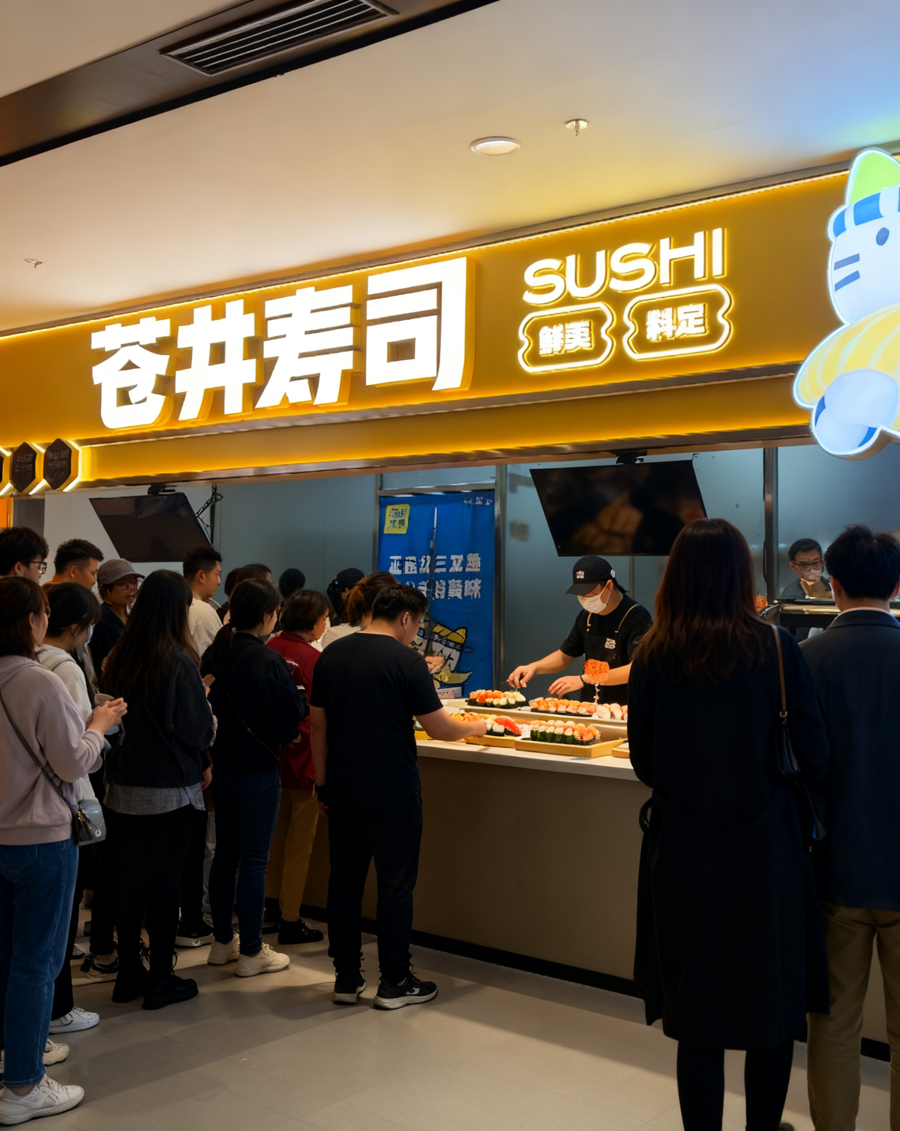 苍井寿司门店实景